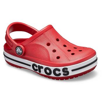 Crocs Bayaband Clog Cervene - Detske Dreváky